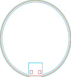 Round HF001 fan outline